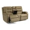 Arlo Power Reclining Fabric Loveseat with Console (2810-601M-407-01) image 3