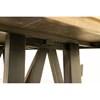 Loft Brown Counter Height Dining Table with Trestle Base (IFD6441CTBBA/IFD6441TBLTP) image 2