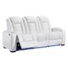 Party Time Power Reclining Leather Look Sofa (3700415) image 5