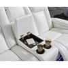 Party Time Power Reclining Leather Look Loveseat (3700418) image 11