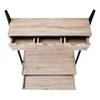I 7332 Computer Desk - Dark Taupe/Black image 3