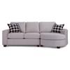 Alessandra Connections Fabric 2 pc Sectional (2A3-50/2A3-06) image 1