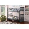 B 121-G/B-DR-G Bunk Bed with 2 Drawers - Grey image 1