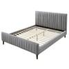 Hannah Queen Upholstered Platform Bed (101-622Q-LG) image 4
