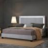 Lumina King Upholstered Platform Bed (101-088K-GY) image 2