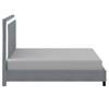 Lumina King Upholstered Platform Bed (101-088K-GY) image 3