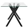 Stark Dining Table with Glass Top (201-535BK) image 3