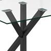 Stark Dining Table with Glass Top (201-535BK) image 5