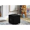 Fabric Storage Ottoman (IF 6296) image 1