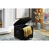 Fabric Storage Ottoman (IF 6296) image 2