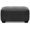 Bilgray Leather Look Ottoman (5500308) image 2