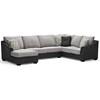 Bilgray Fabric and Leather Look 3 pc Sectional (5500316/5500334/5500349) image 1