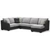 Bilgray Fabric and Leather Look 3 pc Sectional (5500348/5500334/5500317) image 1
