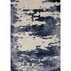Alida Blue Cream Distressed Rug, 2'0