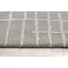 Atlas Grey Handtufted Grid Rug, 7'10