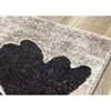 Breeze Blue Cream Black Poppies Rug, 2'0