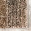 Breeze Blue Grey Simple Patches Rug, 2'8