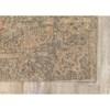 Cathedral Salmon Grey Traditional Border Rug, 7'10