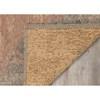 Cathedral Salmon Grey Traditional Border Rug, 7'10