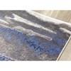 Chorus Blue Grey Calm Sky Rug, 5'3