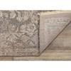 Evora Grey Beige Intricate Traditional Rug, 7'10