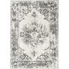 Focus Grey Distressed Traditional Rug, 7'10