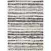 Focus Grey Marker Stripes Rug, 1'11