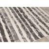 Focus Grey Marker Stripes Rug, 5'3