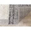 Focus Grey White Squares Rug, 7'10