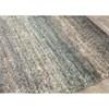 Maroq Grey Blue Distressed Stripes Soft Touch Rug, 6'7