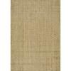 Naturals Jute Beige Basketweave Rug, 5'3