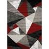 Platinum 3397/51 60110 Grey Red White Rug (2 x 4) image 1