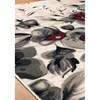 Platinum 3092/24 80230 White Grey Red Runner (3 x 8) image 2