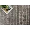 Sable Grey Narrow Lineation Rug, 7'10