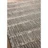 Sable Grey Narrow Lineation Rug, 7'10