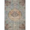 Sara Blue Yellow Jewel Centre Rug, 3'11
