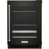 24-inch, 4.89 cu. ft. Beverage Center with Glass Door (KUBR314KBS) image 1