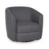 Fauteuil d'appoint pivotant Dorset en tissu (77090-33-CHESS-GRAPHITE) image 2