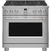 36-inch Freestanding Dual-Fuel Range with 6 Burners (C2Y366P2TS1) image 1