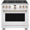 36-inch Freestanding Dual-Fuel Range with 6 Burners (C2Y366P4TW2) image 1