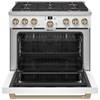 36-inch Freestanding Dual-Fuel Range with 6 Burners (C2Y366P4TW2) image 2