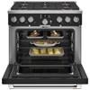 36-inch Freestanding Dual-Fuel Range with 6 Burners (C2Y366P3TD1) image 3