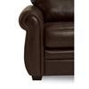 Fauteuil fixe Borrego en cuir et aspect cuir (77890-02-GRADE100-WALNUT) image 4