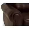 Fauteuil fixe Borrego en cuir et aspect cuir (77890-02-GRADE100-WALNUT) image 5