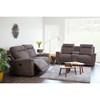 Westpoint Reclining Fabric Loveseat with Console (41121-58-CAPRICE-GRANITE) image 3