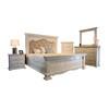 Chalet King Upholstered Panel Bed (4146P) image 2