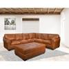 Leather 2 pc Sectional (4955-L3/4955-RB) image 1