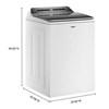 5.2 cu.ft. Top Loading Washer with Load & Go™ Dispenser (WTW8127LW) image 7