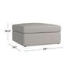 Beckham Fabric Storage Ottoman (2676-S2 FC178-2) image 2