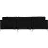 Julia Fabric 7 pc Sectional (605Black-Sec7A) image 8